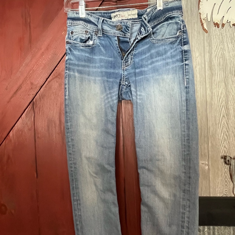 BKE Light Blue Crop Jeans